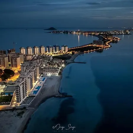 M&g Cozy -beachfront,wifi,aircon,fullyequipped Lejlighed La Manga