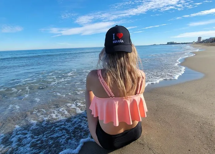 דירה M&g Cozy -beachfront,wifi,aircon,fullyequipped לה מנגה דל מר מנור