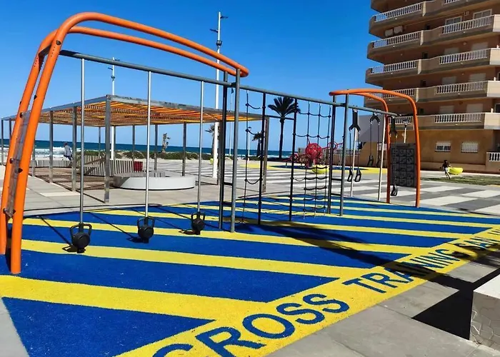 M&g Cozy -beachfront,wifi,aircon,fullyequipped La Manga