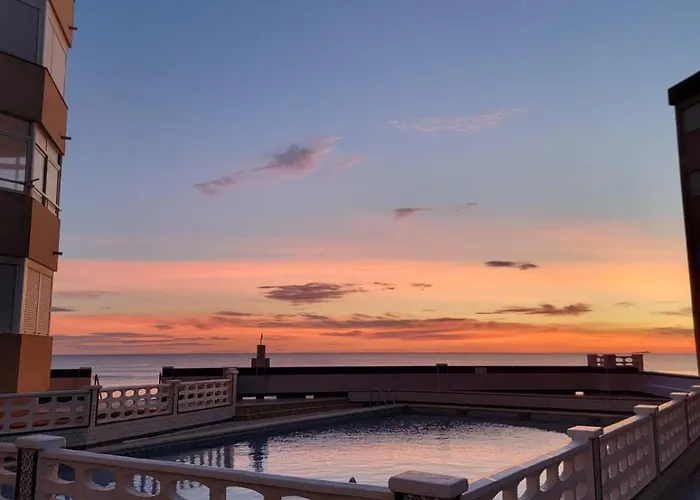 M&g Cozy -beachfront,wifi,aircon,fullyequipped Lejlighed La Manga