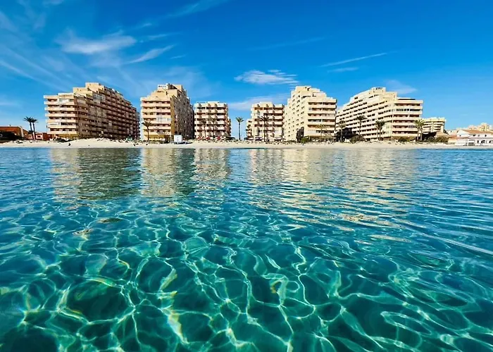 M&g Cozy -beachfront,wifi,aircon,fullyequipped La Manga